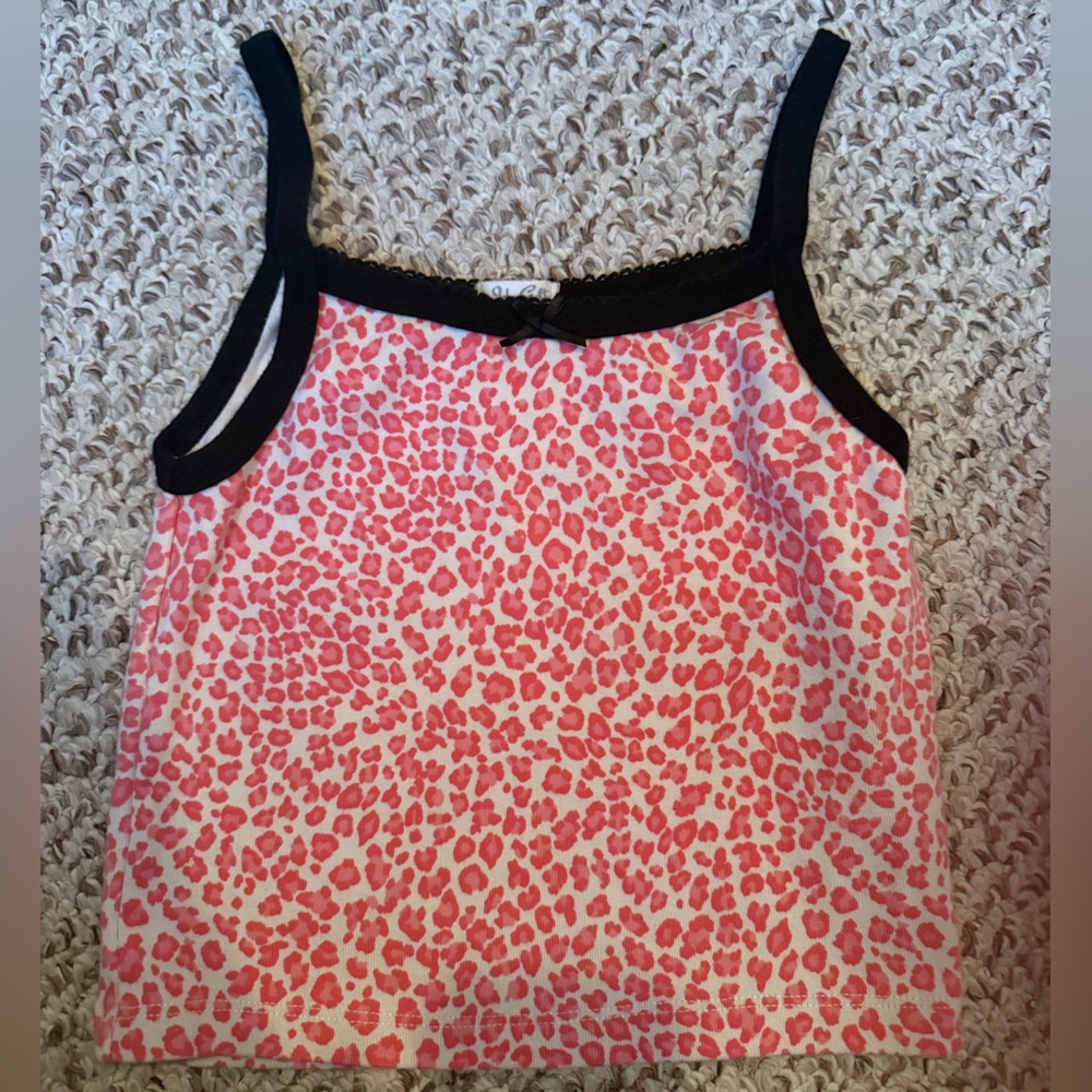 john galt/brady melville cheetah print tank top. never worn.